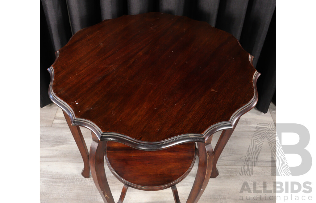 Edwardian Mahogany Centre Table