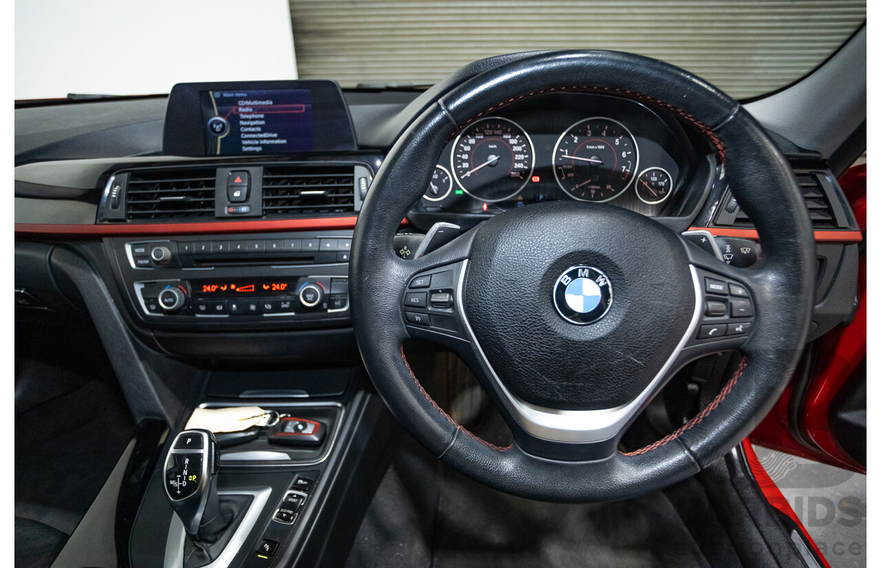 7/2013 BMW 320i Sport LINE F30 4d Sedan Melbourne Red Metallic Turbo 2.0L
