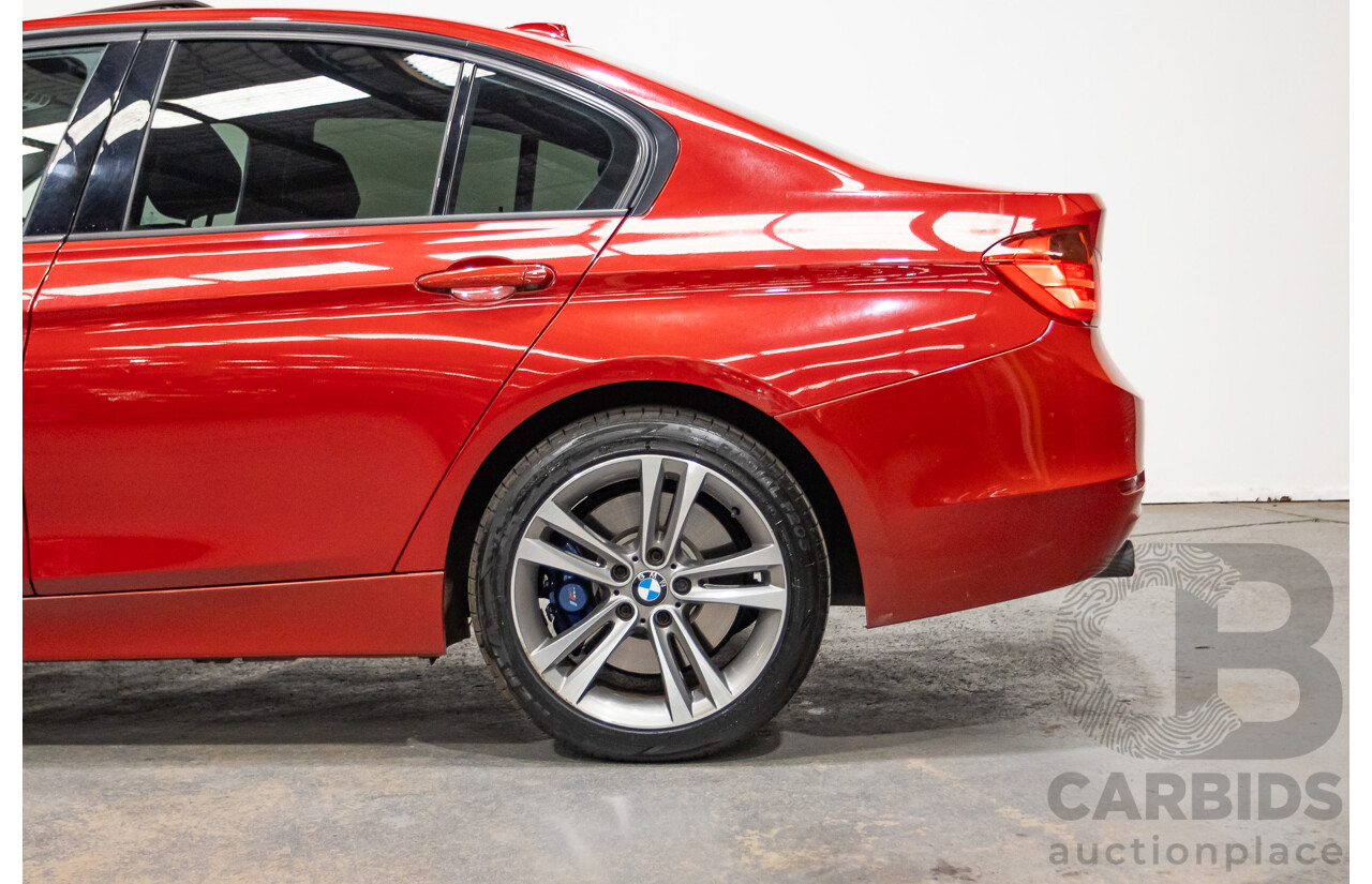 7/2013 BMW 320i Sport LINE F30 4d Sedan Melbourne Red Metallic Turbo 2.0L