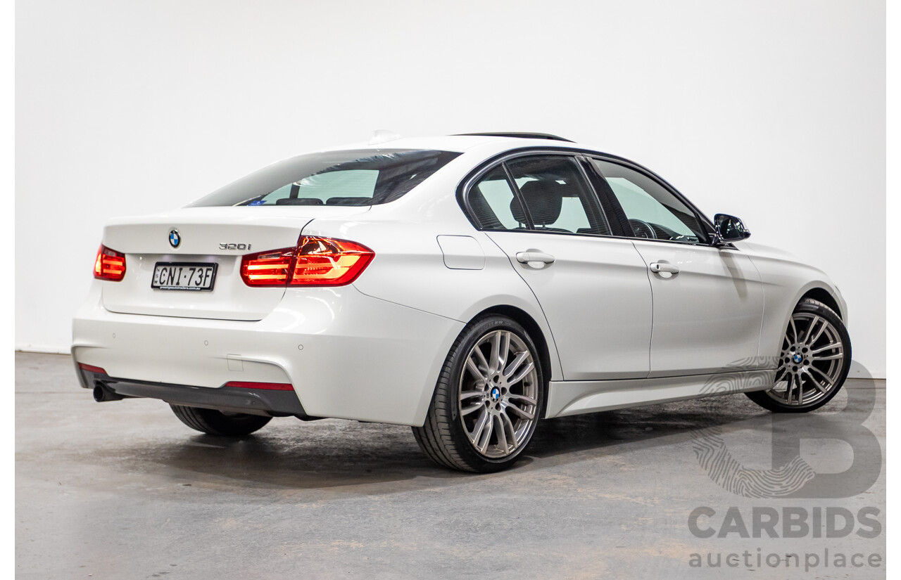4/2013 BMW 320i M-Sport Pack F30 MY13.5 4d Sedan Alpine White Turbo 2.0L