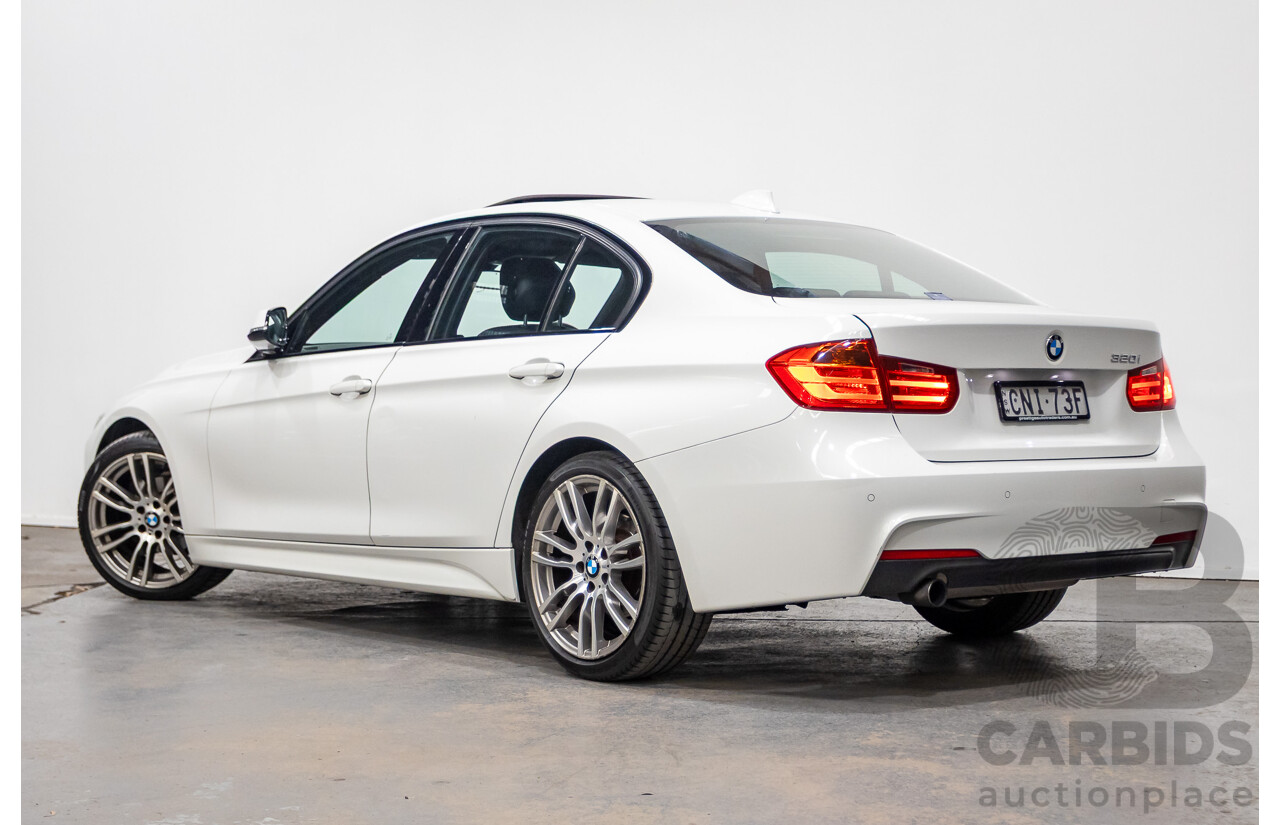 4/2013 BMW 320i M-Sport Pack F30 MY13.5 4d Sedan Alpine White Turbo 2.0L