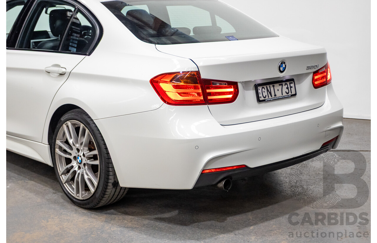 4/2013 BMW 320i M-Sport Pack F30 MY13.5 4d Sedan Alpine White Turbo 2.0L