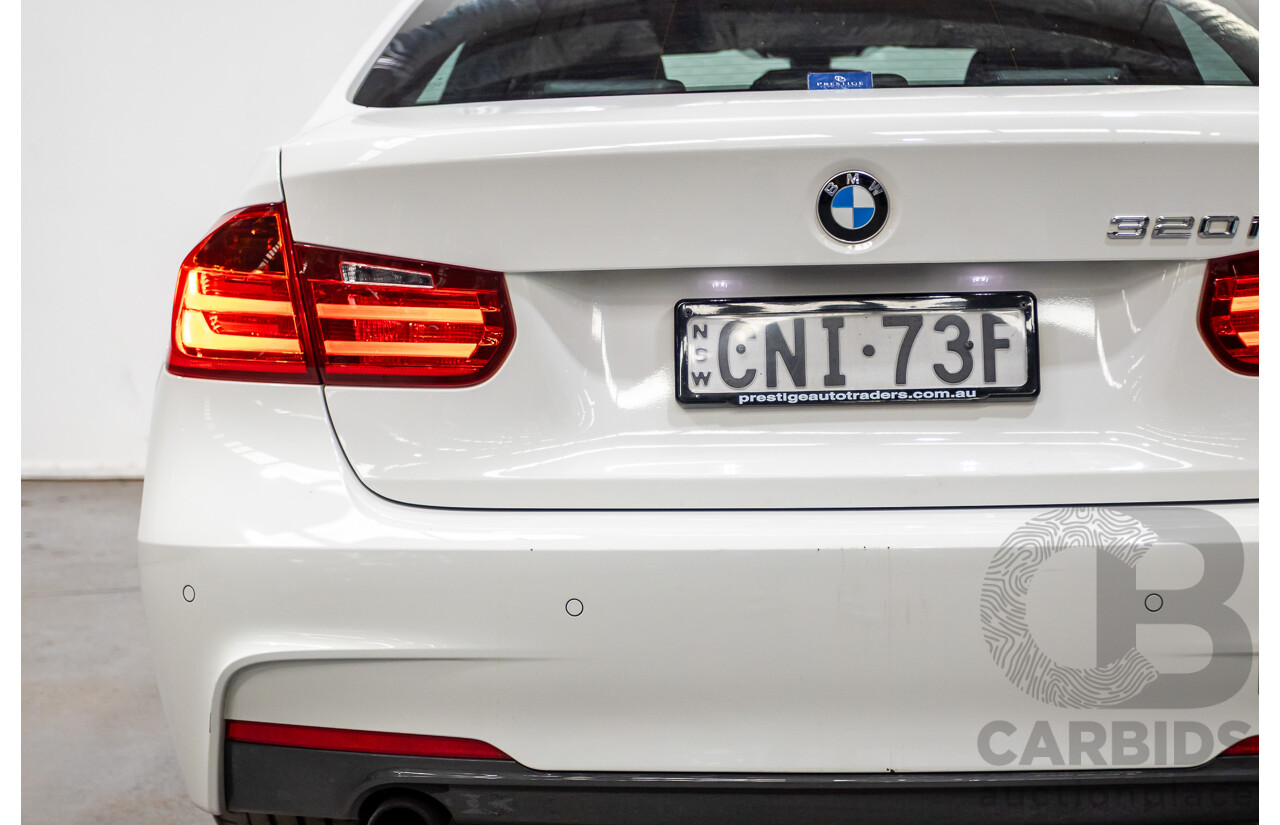4/2013 BMW 320i M-Sport Pack F30 MY13.5 4d Sedan Alpine White Turbo 2.0L
