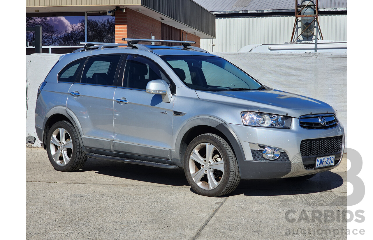 12/2011 Holden Captiva 7 LX (4x4) CG SERIES II 4d Wagon Silver 2.2L