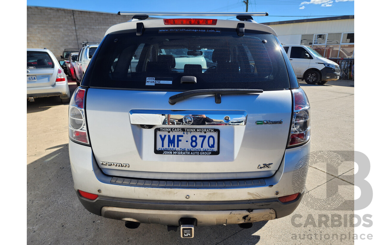 12/2011 Holden Captiva 7 LX (4x4) CG SERIES II 4d Wagon Silver 2.2L