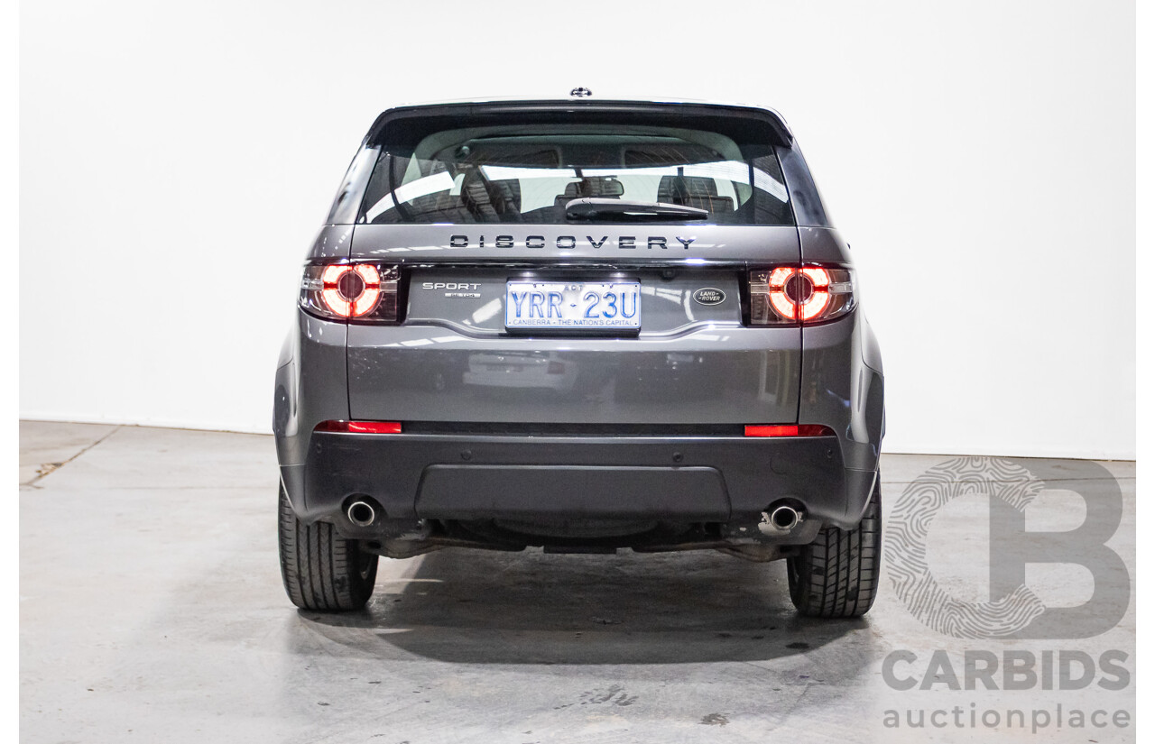 08/2016 Land Rover Discovery Sport TD4 SE (AWD) LC MY16 4d Wagon Corris Grey Metallic Turbo Diesel 2.2L - 7 Seater