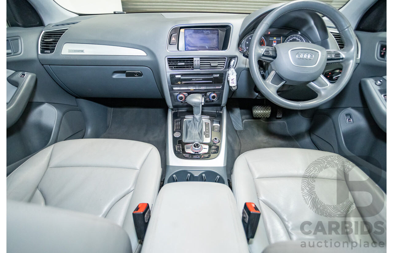 8/2014 Audi Q5 2.0 TFSI Quattro (AWD) 8R MY14 4d Wagon Scuba Blue Turbo 2.0L