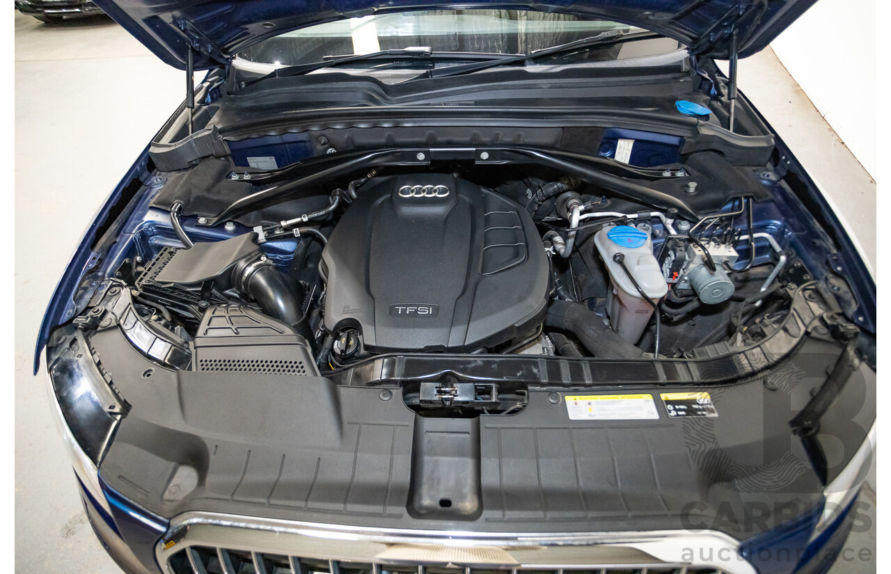 8/2014 Audi Q5 2.0 TFSI Quattro (AWD) 8R MY14 4d Wagon Scuba Blue Turbo 2.0L