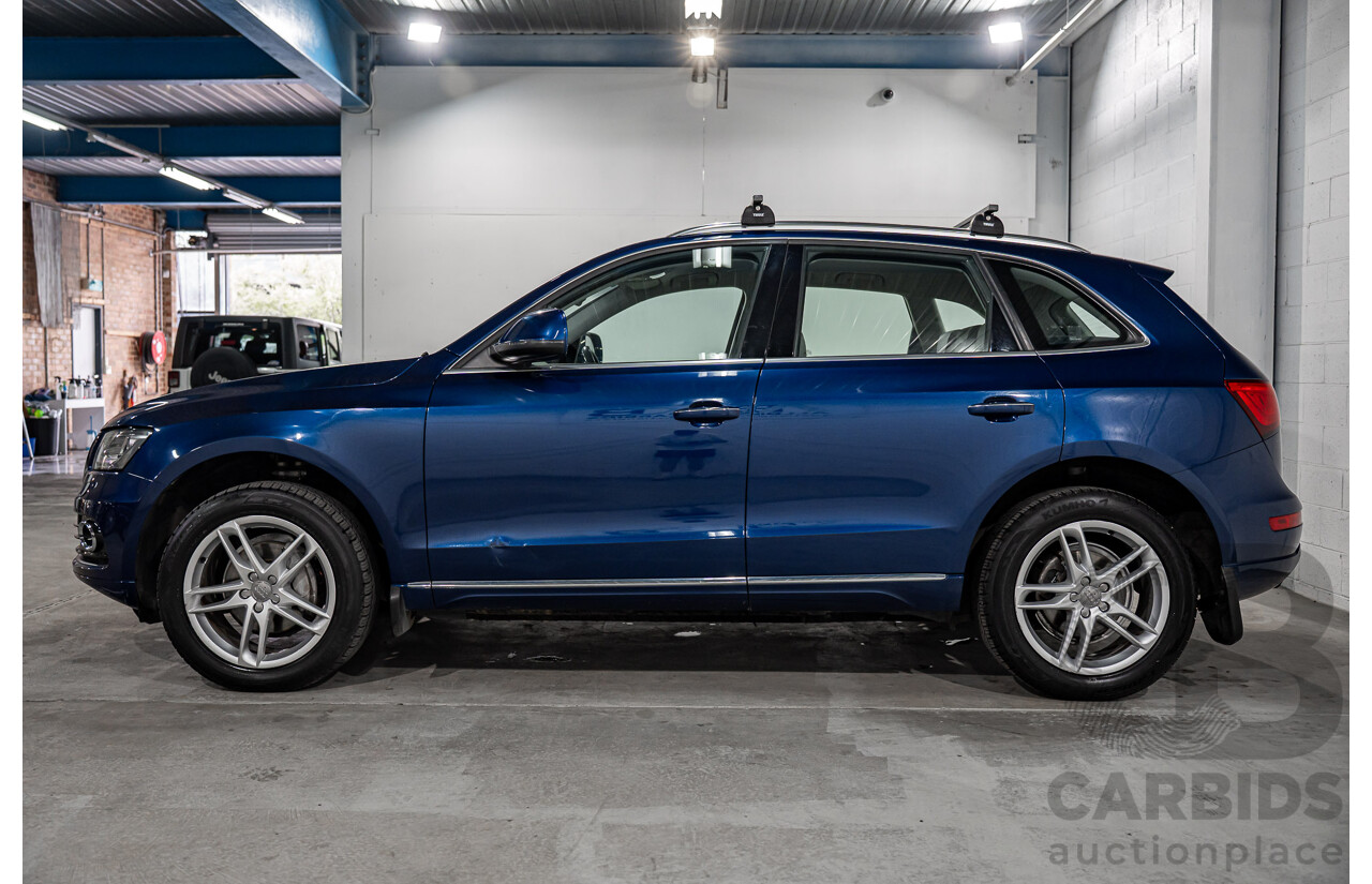 8/2014 Audi Q5 2.0 TFSI Quattro (AWD) 8R MY15 4d Wagon Scuba Blue Turbo 2.0L