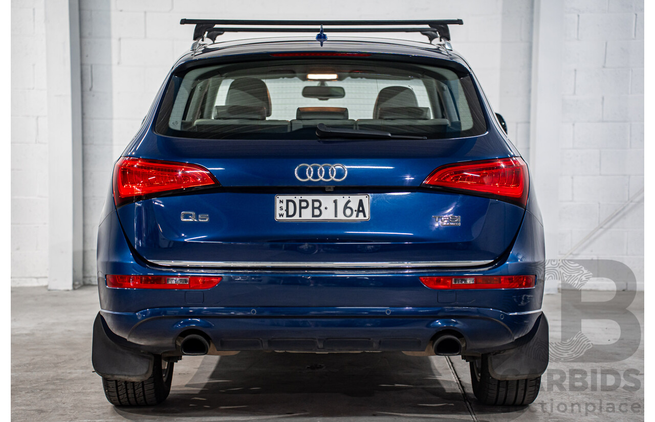 8/2014 Audi Q5 2.0 TFSI Quattro (AWD) 8R MY15 4d Wagon Scuba Blue Turbo 2.0L