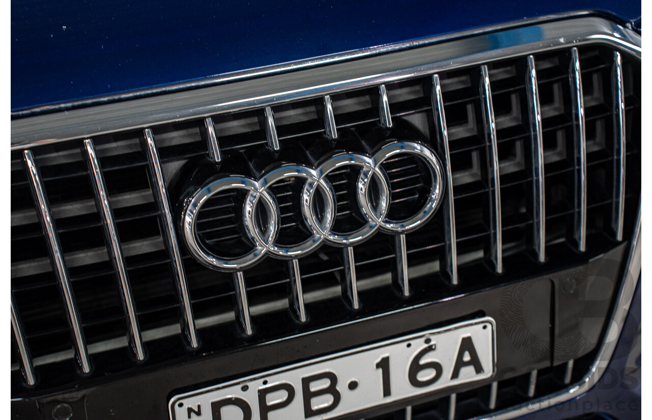 8/2014 Audi Q5 2.0 TFSI Quattro (AWD) 8R MY15 4d Wagon Scuba Blue Turbo 2.0L