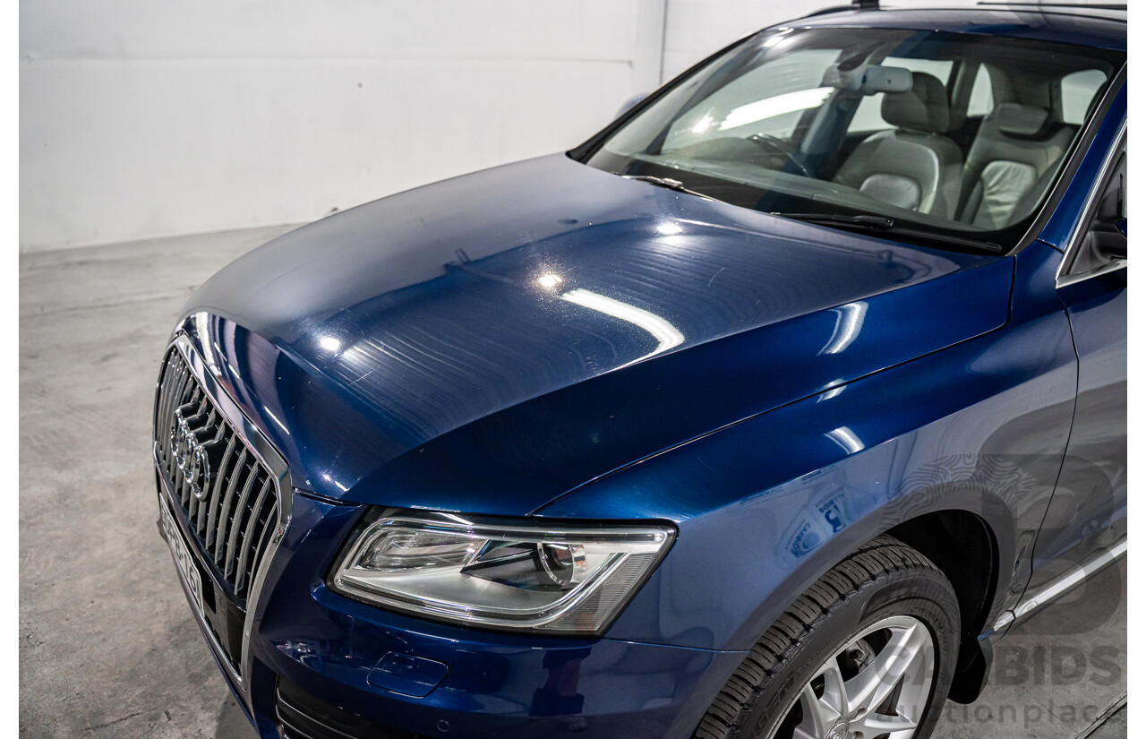 8/2014 Audi Q5 2.0 TFSI Quattro (AWD) 8R MY15 4d Wagon Scuba Blue Turbo 2.0L