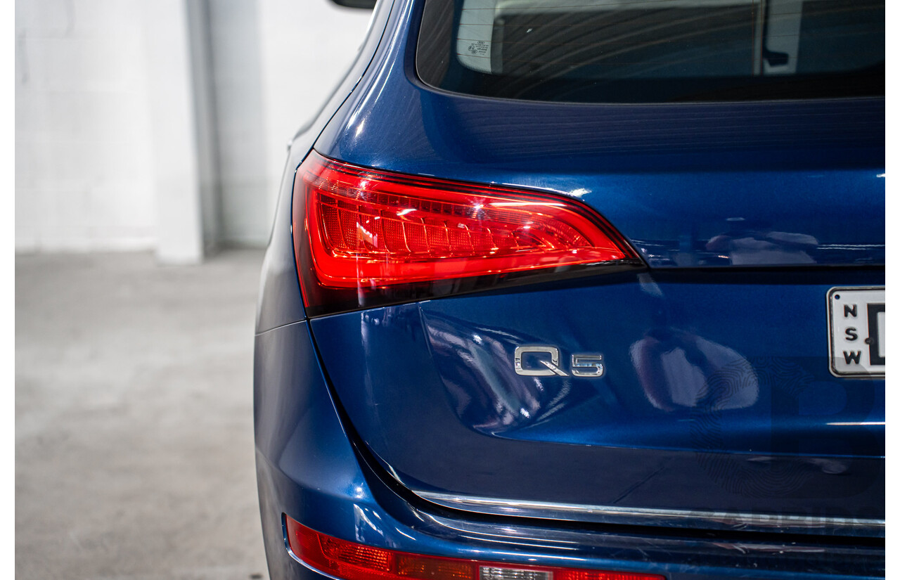 8/2014 Audi Q5 2.0 TFSI Quattro (AWD) 8R MY15 4d Wagon Scuba Blue Turbo 2.0L