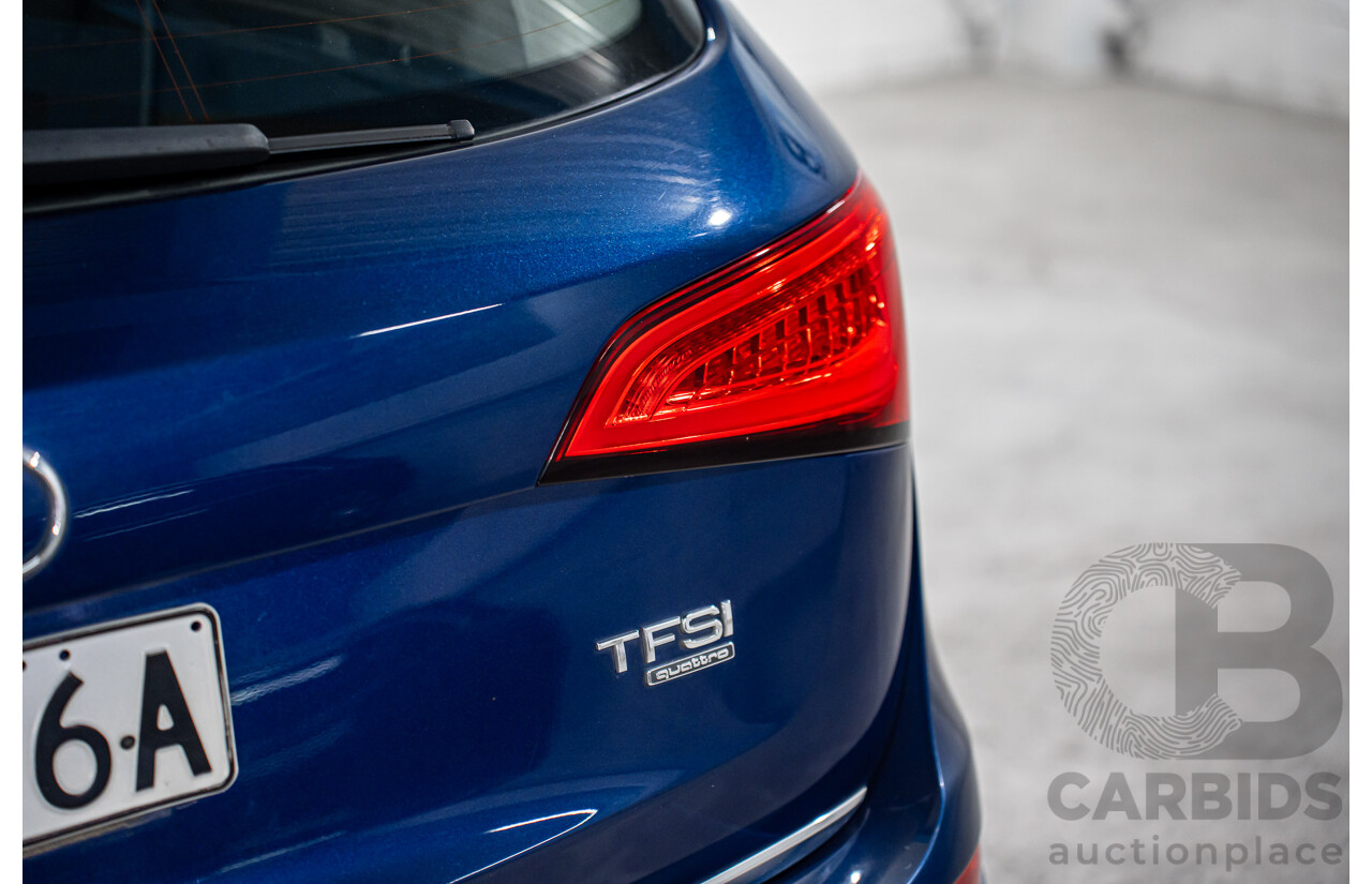 8/2014 Audi Q5 2.0 TFSI Quattro (AWD) 8R MY15 4d Wagon Scuba Blue Turbo 2.0L