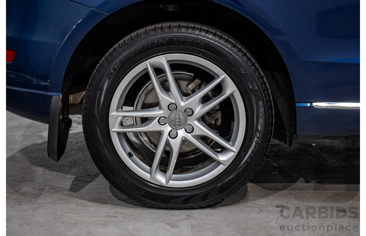 8/2014 Audi Q5 2.0 TFSI Quattro (AWD) 8R MY15 4d Wagon Scuba Blue Turbo 2.0L