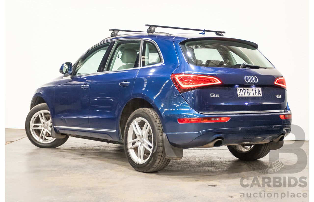 8/2014 Audi Q5 2.0 TFSI Quattro (AWD) 8R MY14 4d Wagon Scuba Blue Turbo 2.0L