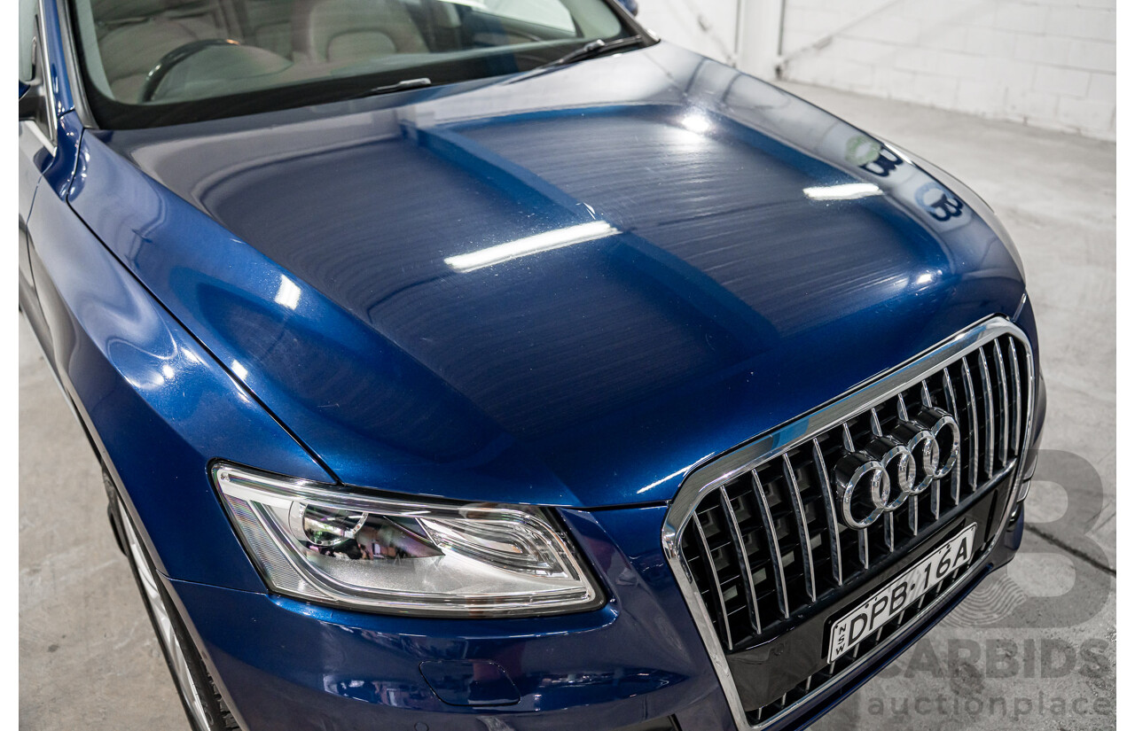 8/2014 Audi Q5 2.0 TFSI Quattro (AWD) 8R MY15 4d Wagon Scuba Blue Turbo 2.0L