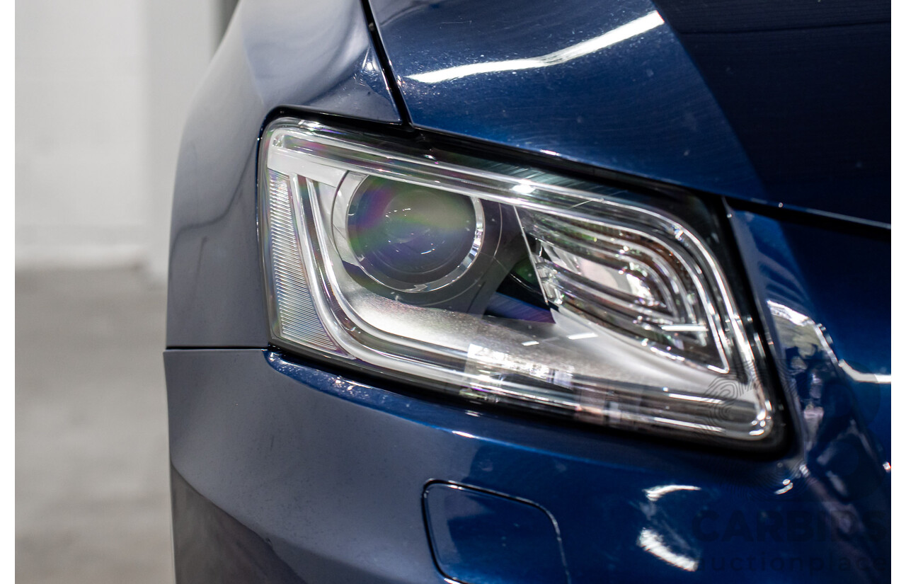 8/2014 Audi Q5 2.0 TFSI Quattro (AWD) 8R MY15 4d Wagon Scuba Blue Turbo 2.0L