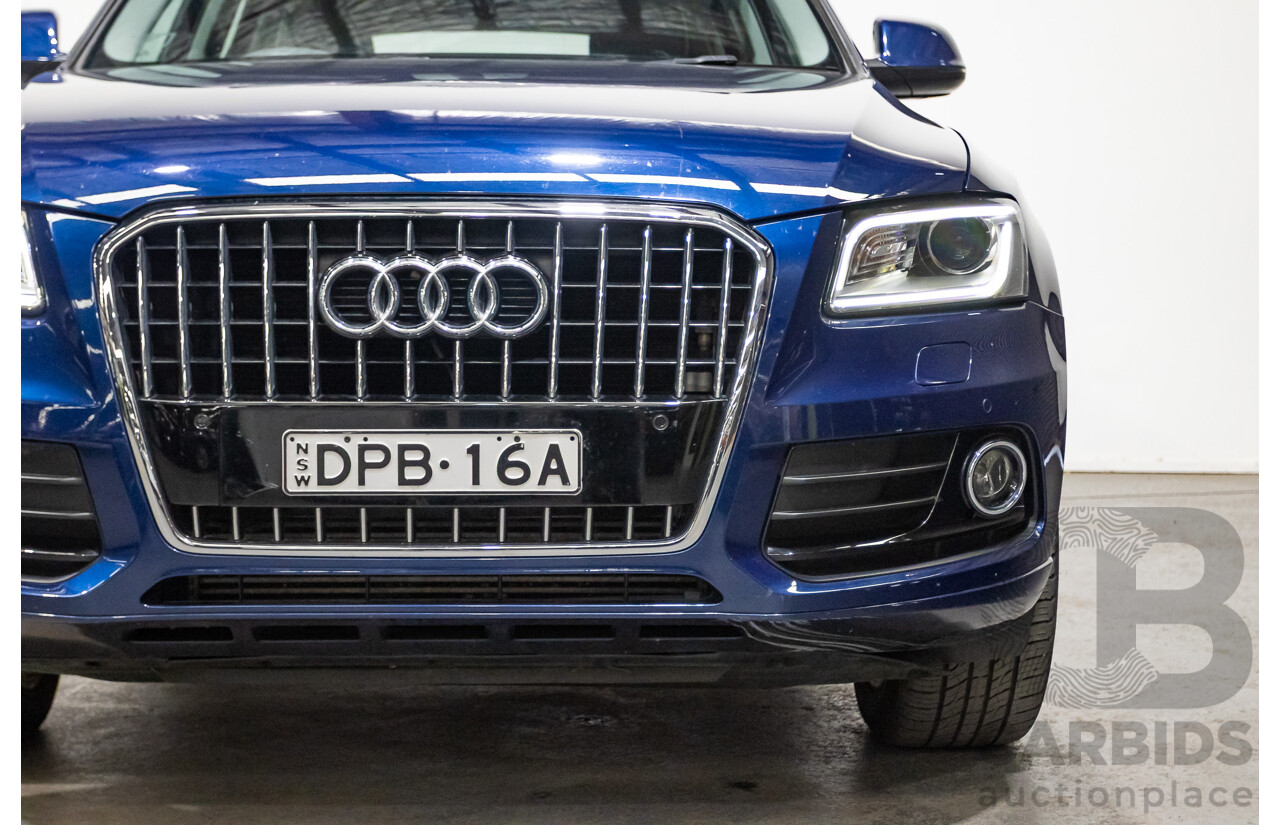 8/2014 Audi Q5 2.0 TFSI Quattro (AWD) 8R MY14 4d Wagon Scuba Blue Turbo 2.0L
