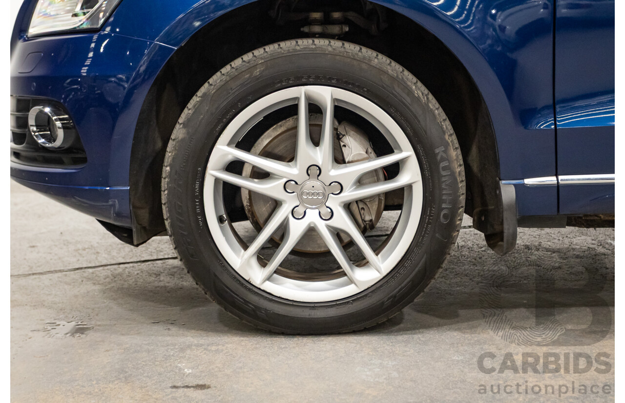 8/2014 Audi Q5 2.0 TFSI Quattro (AWD) 8R MY14 4d Wagon Scuba Blue Turbo 2.0L