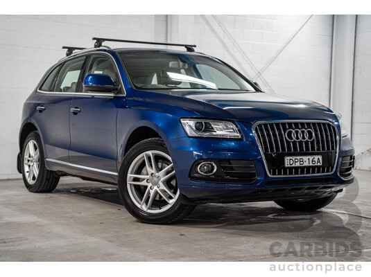 8/2014 Audi Q5 2.0 TFSI Quattro (AWD) 8R MY15 4d Wagon Scuba Blue Turbo 2.0L