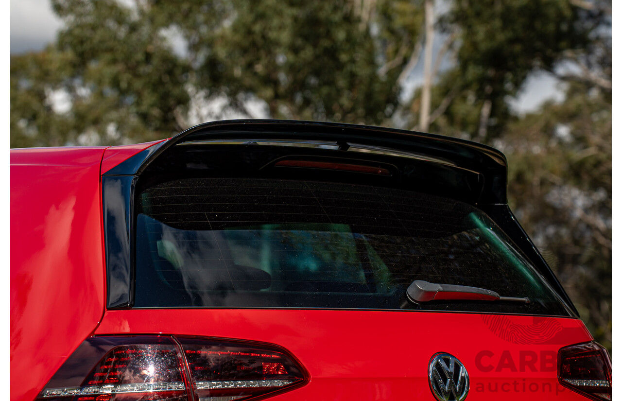 08/2016 Volkswagen Golf GTi 40 Years Mk7 MY16 4d Hatchback Tornado Red Turbo 2.0L