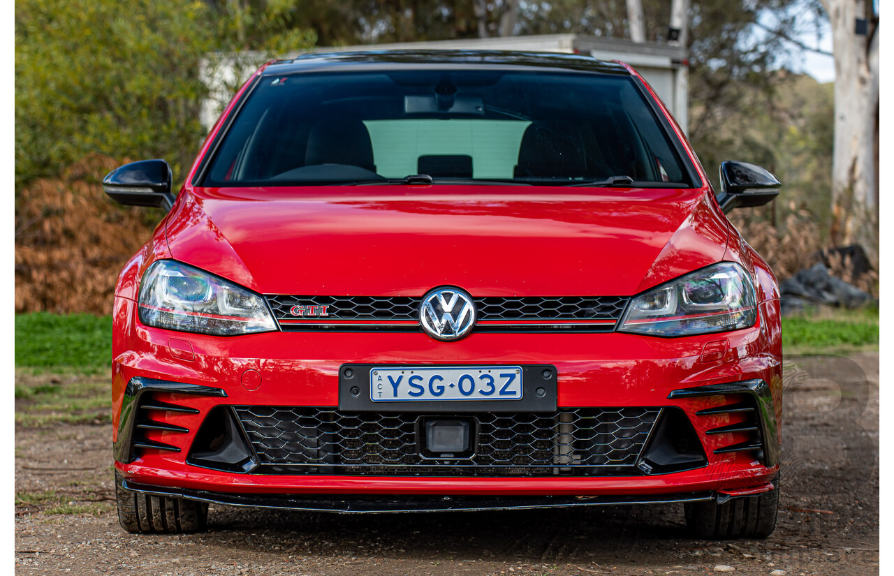 08/2016 Volkswagen Golf GTi 40 Years Mk7 MY16 4d Hatchback Tornado Red Turbo 2.0L