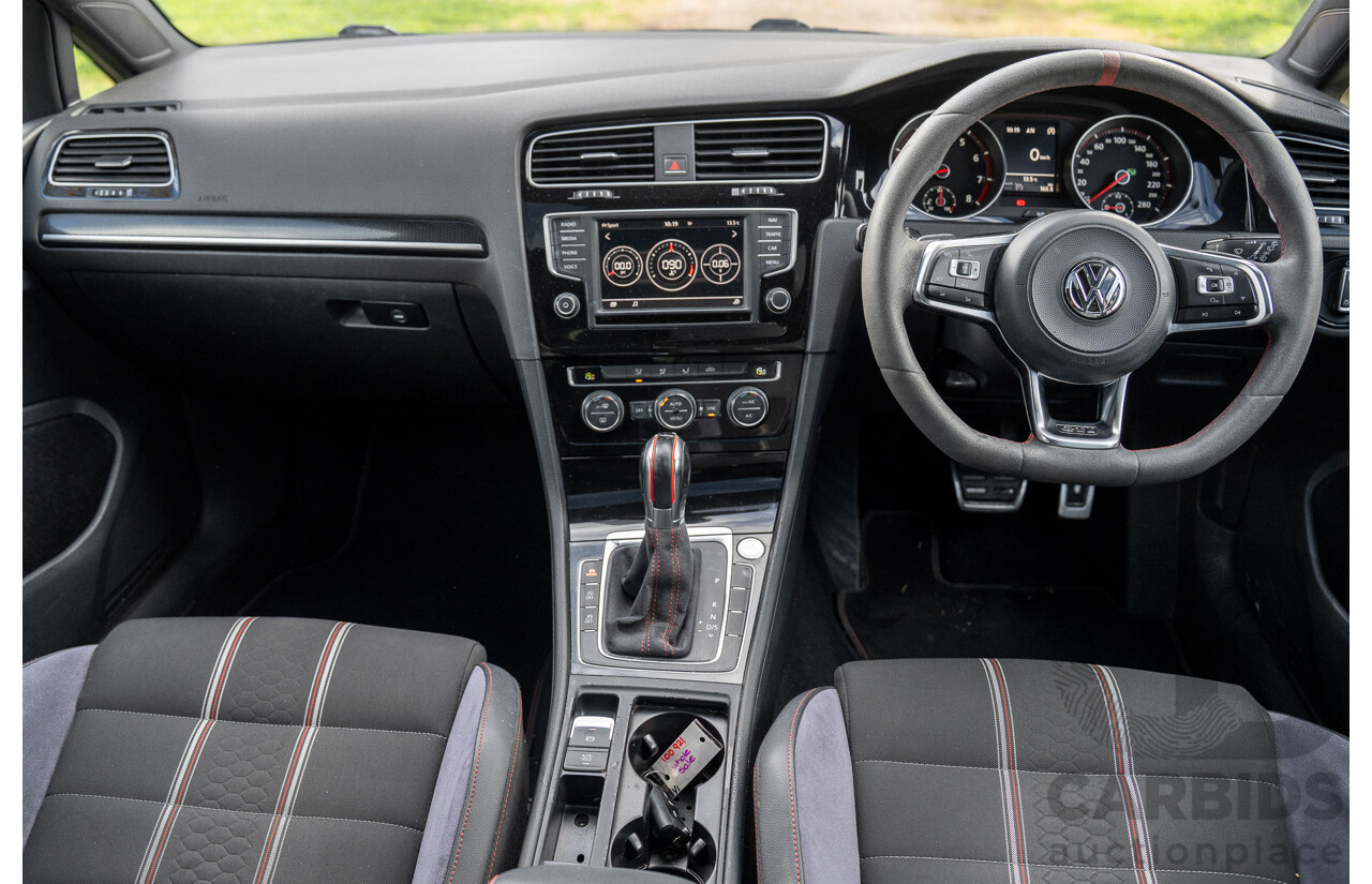 08/2016 Volkswagen Golf GTi 40 Years Mk7 MY16 4d Hatchback Tornado Red Turbo 2.0L