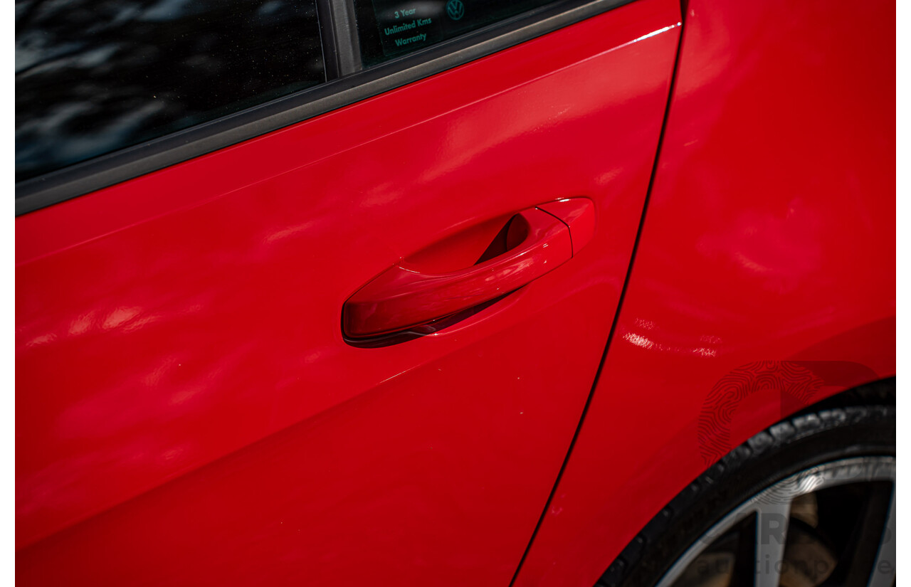 08/2016 Volkswagen Golf GTi 40 Years Mk7 MY16 4d Hatchback Tornado Red Turbo 2.0L