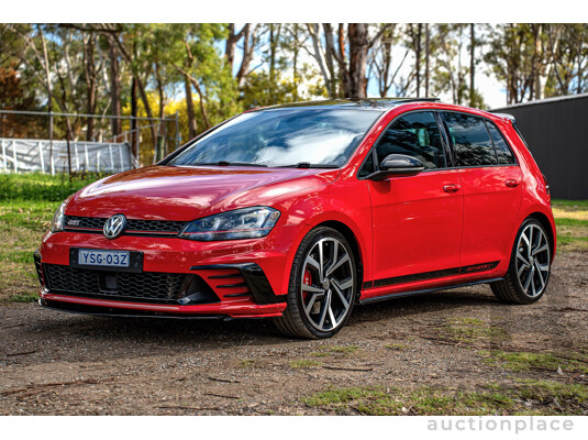 08/2016 Volkswagen Golf GTi 40 Years Mk7 MY16 4d Hatchback Tornado Red Turbo 2.0L