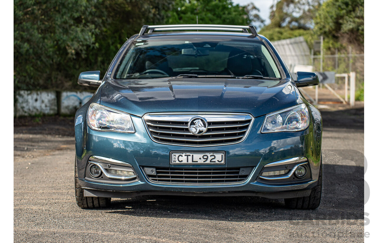 4/2014 Holden VF Calais V 4d Sportwagon Karma Blue V8 6.0L