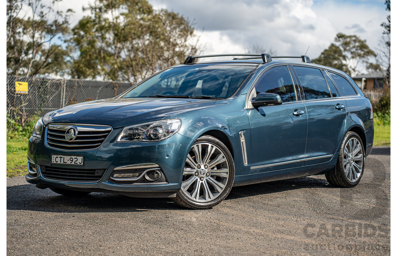 4/2014 Holden VF Calais V 4d Sportwagon Karma Blue V8 6.0L