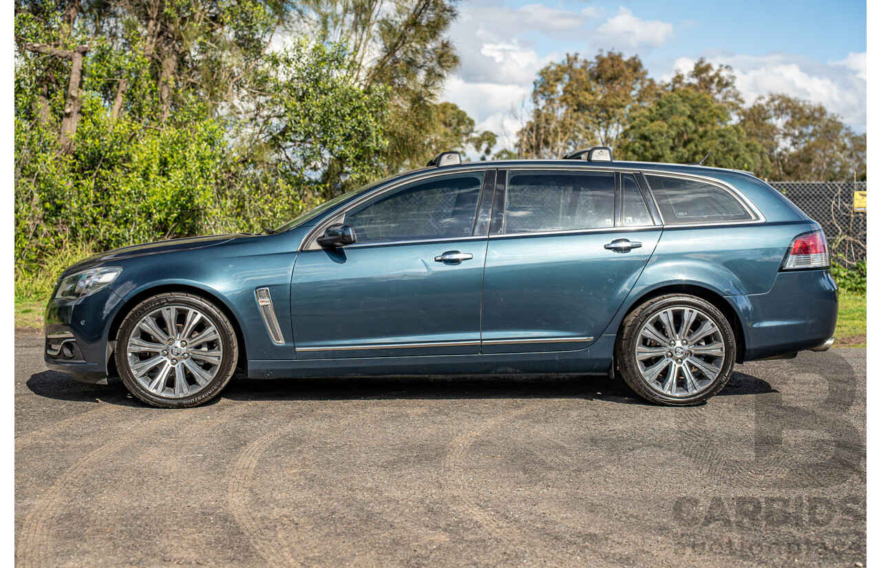 4/2014 Holden VF Calais V 4d Sportwagon Karma Blue V8 6.0L