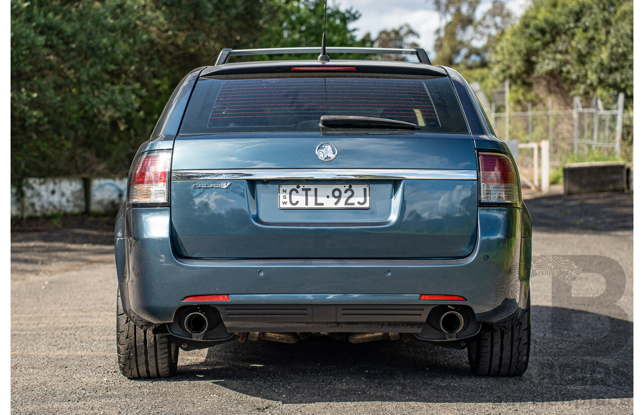 4/2014 Holden VF Calais V 4d Sportwagon Karma Blue V8 6.0L