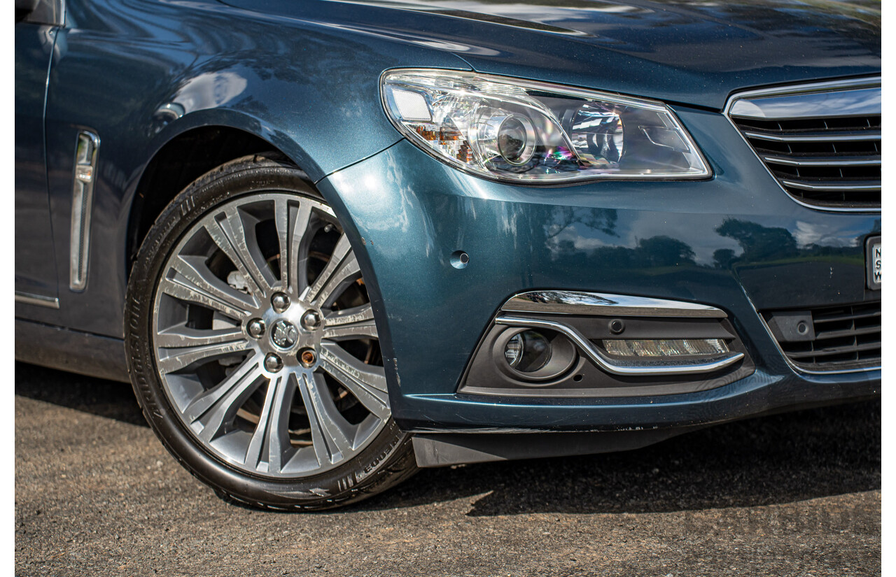 4/2014 Holden VF Calais V 4d Sportwagon Karma Blue V8 6.0L