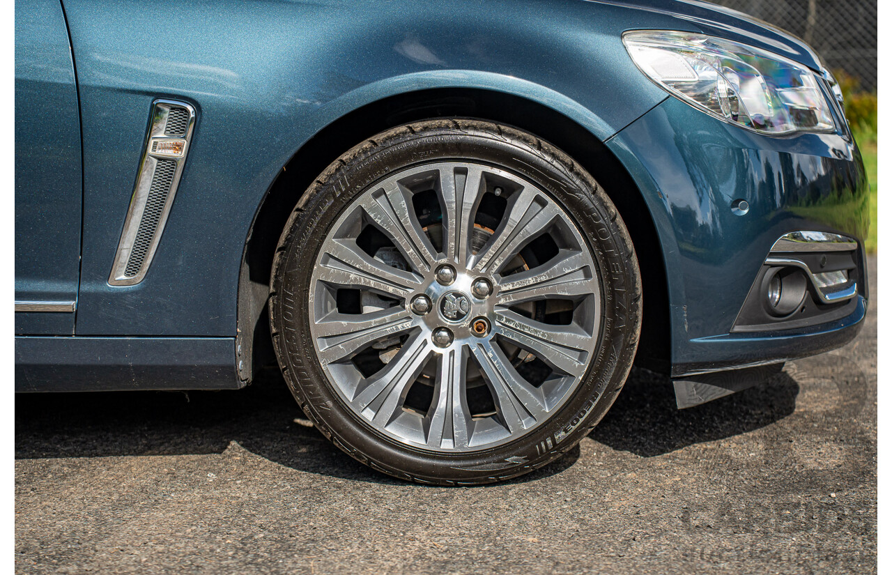 4/2014 Holden VF Calais V 4d Sportwagon Karma Blue V8 6.0L