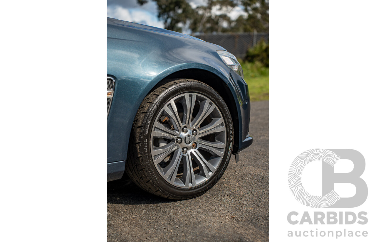 4/2014 Holden VF Calais V 4d Sportwagon Karma Blue V8 6.0L
