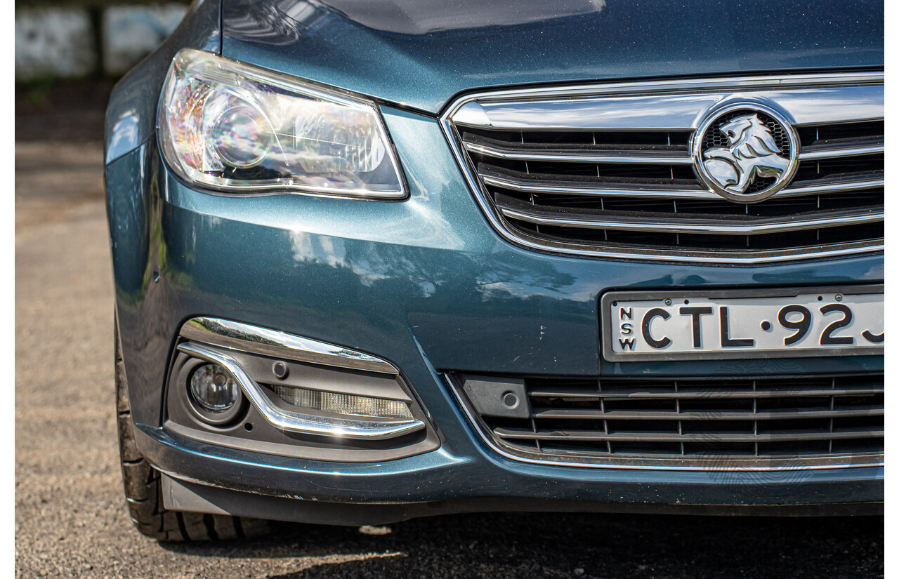 4/2014 Holden VF Calais V 4d Sportwagon Karma Blue V8 6.0L