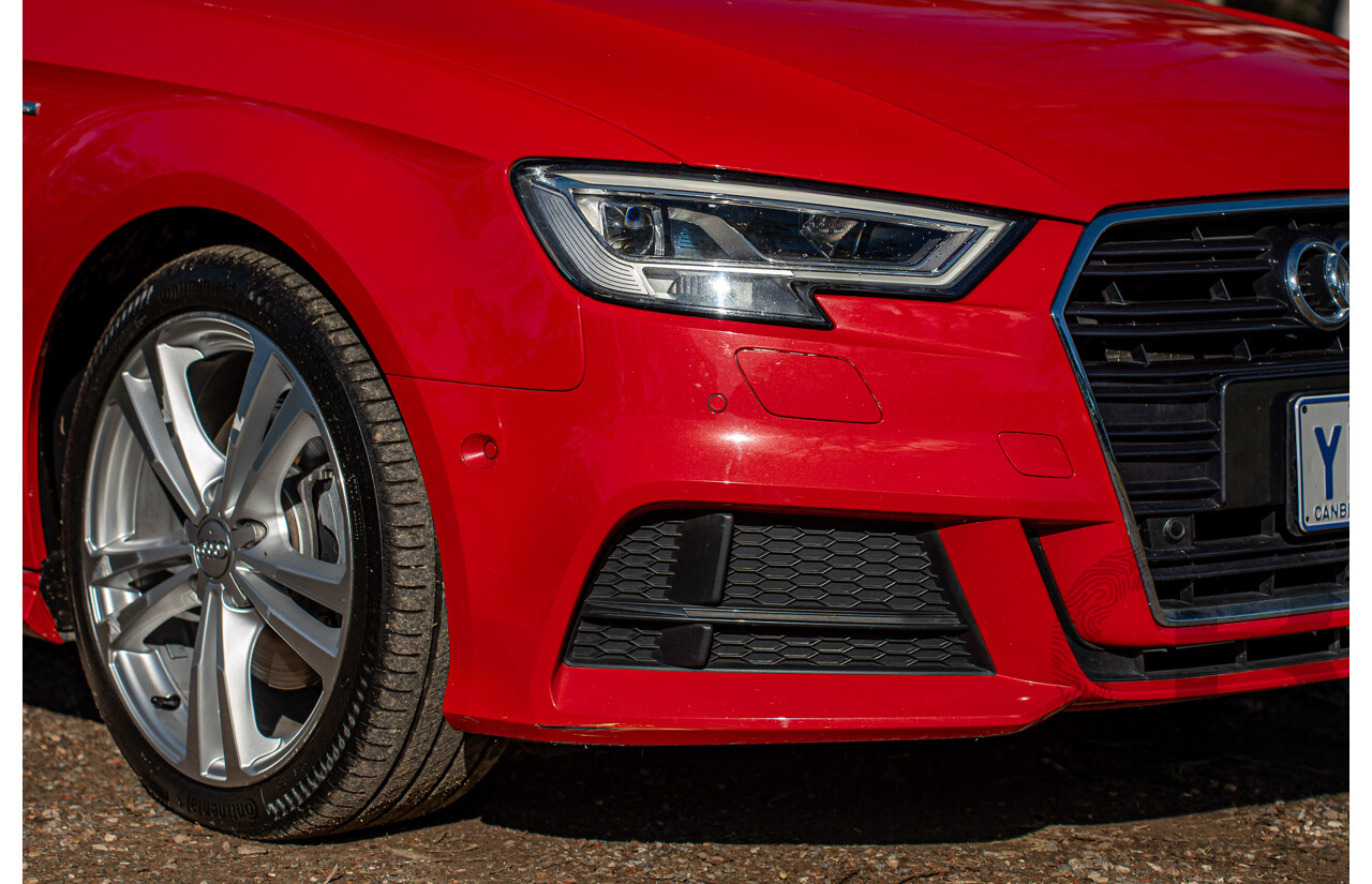 07/2020 Audi A3 40 TFSI S-Line Plus 8V MY20 4d Hatch Tango Red Metallic Turbo 2.0L