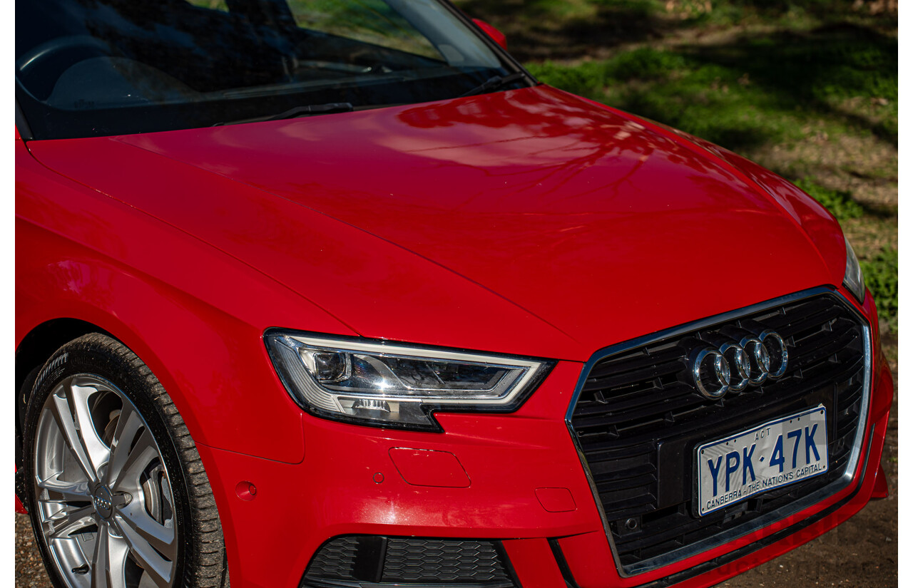 07/2020 Audi A3 40 TFSI S-Line Plus 8V MY20 4d Hatch Tango Red Metallic Turbo 2.0L