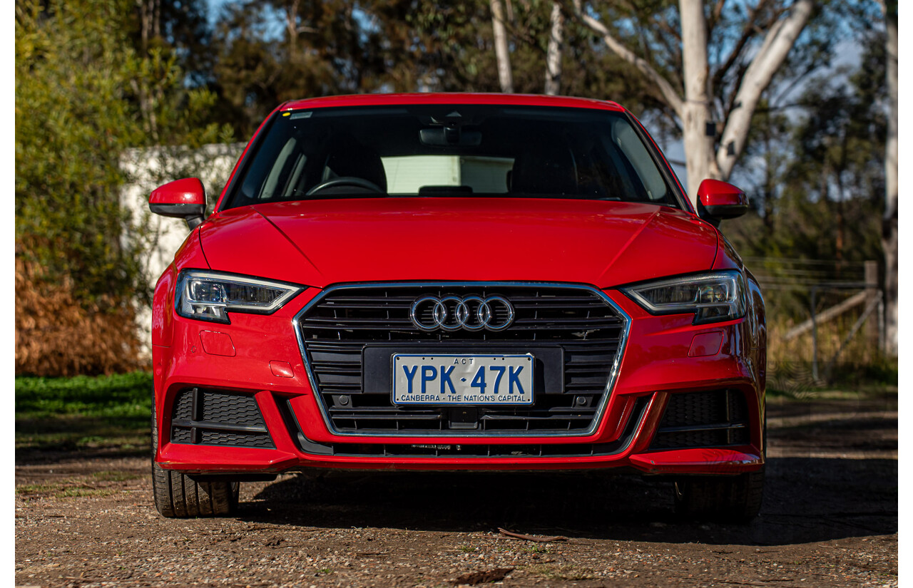 07/2020 Audi A3 40 TFSI S-Line Plus 8V MY20 4d Hatch Tango Red Metallic Turbo 2.0L
