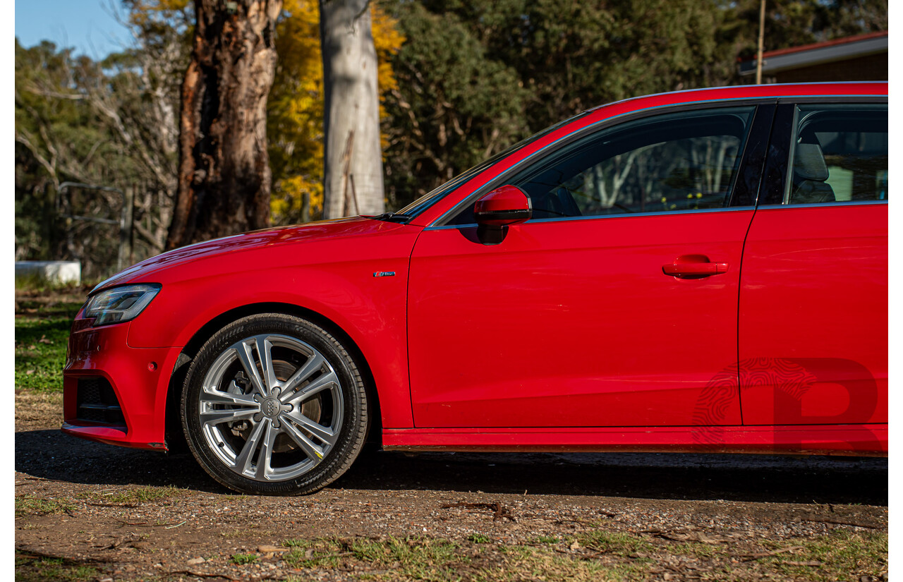 07/2020 Audi A3 40 TFSI S-Line Plus 8V MY20 4d Hatch Tango Red Metallic Turbo 2.0L