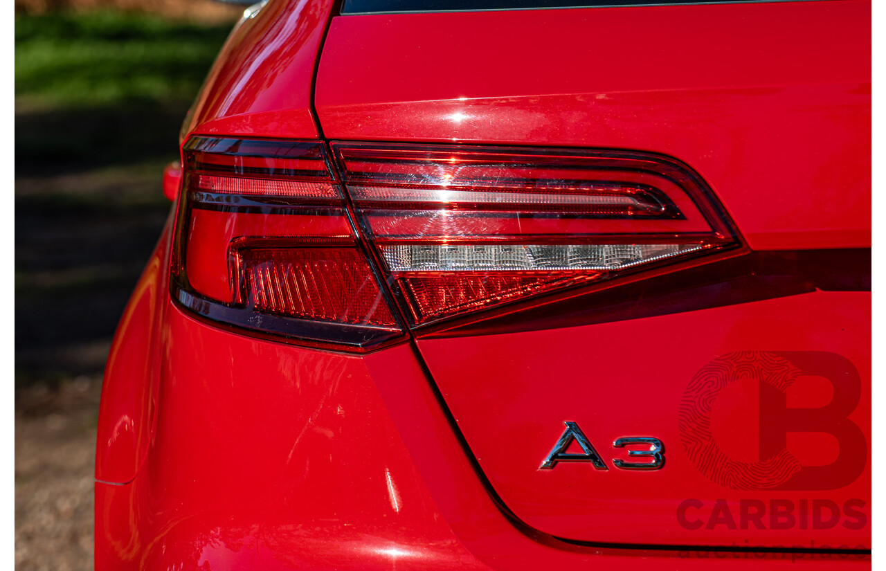 07/2020 Audi A3 40 TFSI S-Line Plus 8V MY20 4d Hatch Tango Red Metallic Turbo 2.0L