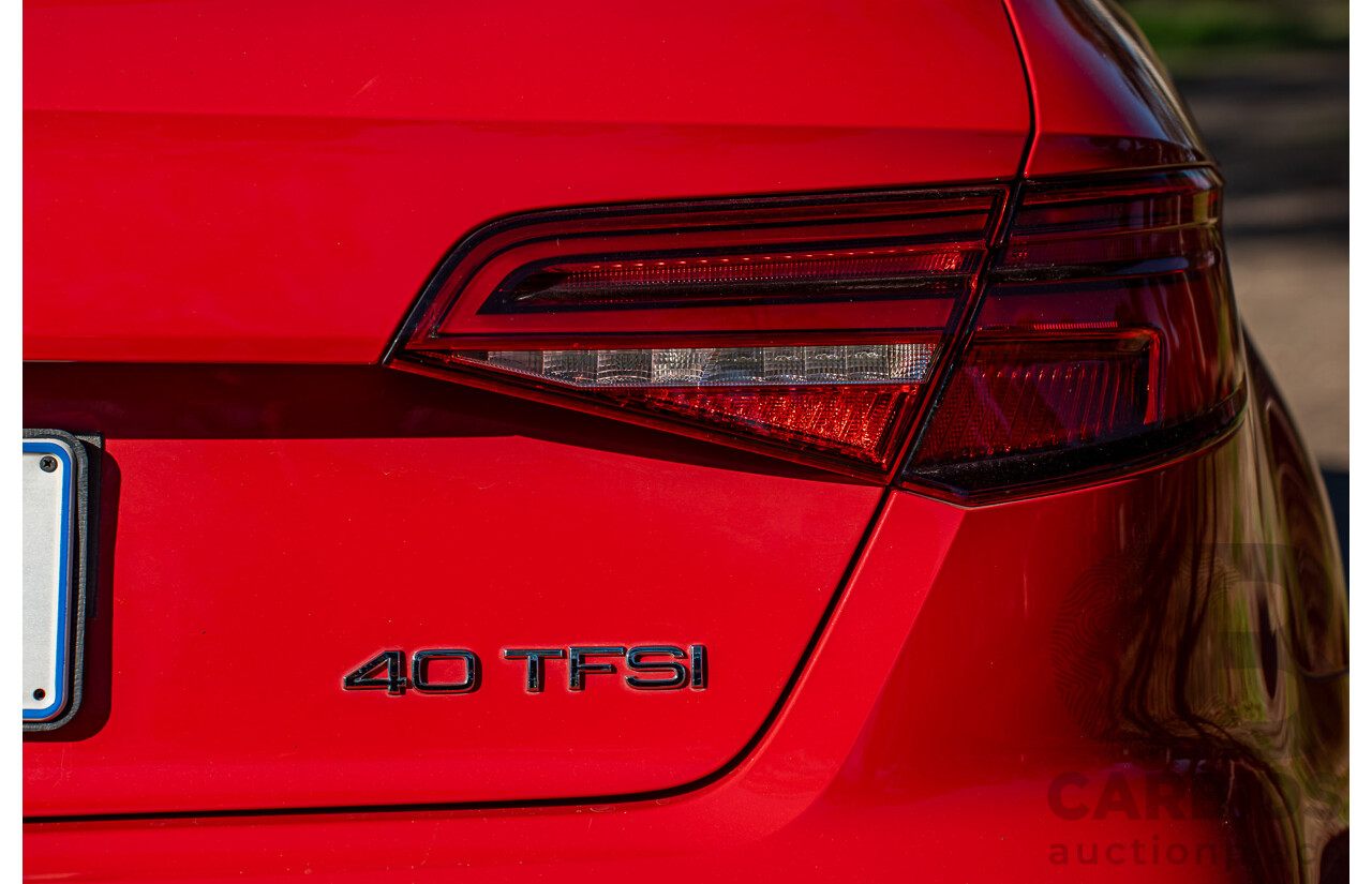 07/2020 Audi A3 40 TFSI S-Line Plus 8V MY20 4d Hatch Tango Red Metallic Turbo 2.0L