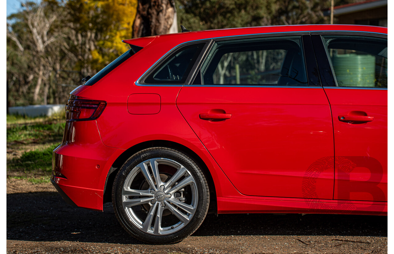 07/2020 Audi A3 40 TFSI S-Line Plus 8V MY20 4d Hatch Tango Red Metallic Turbo 2.0L