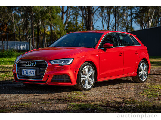 07/2020 Audi A3 40 TFSI S-Line Plus 8V MY20 4d Hatch Tango Red Metallic Turbo 2.0L
