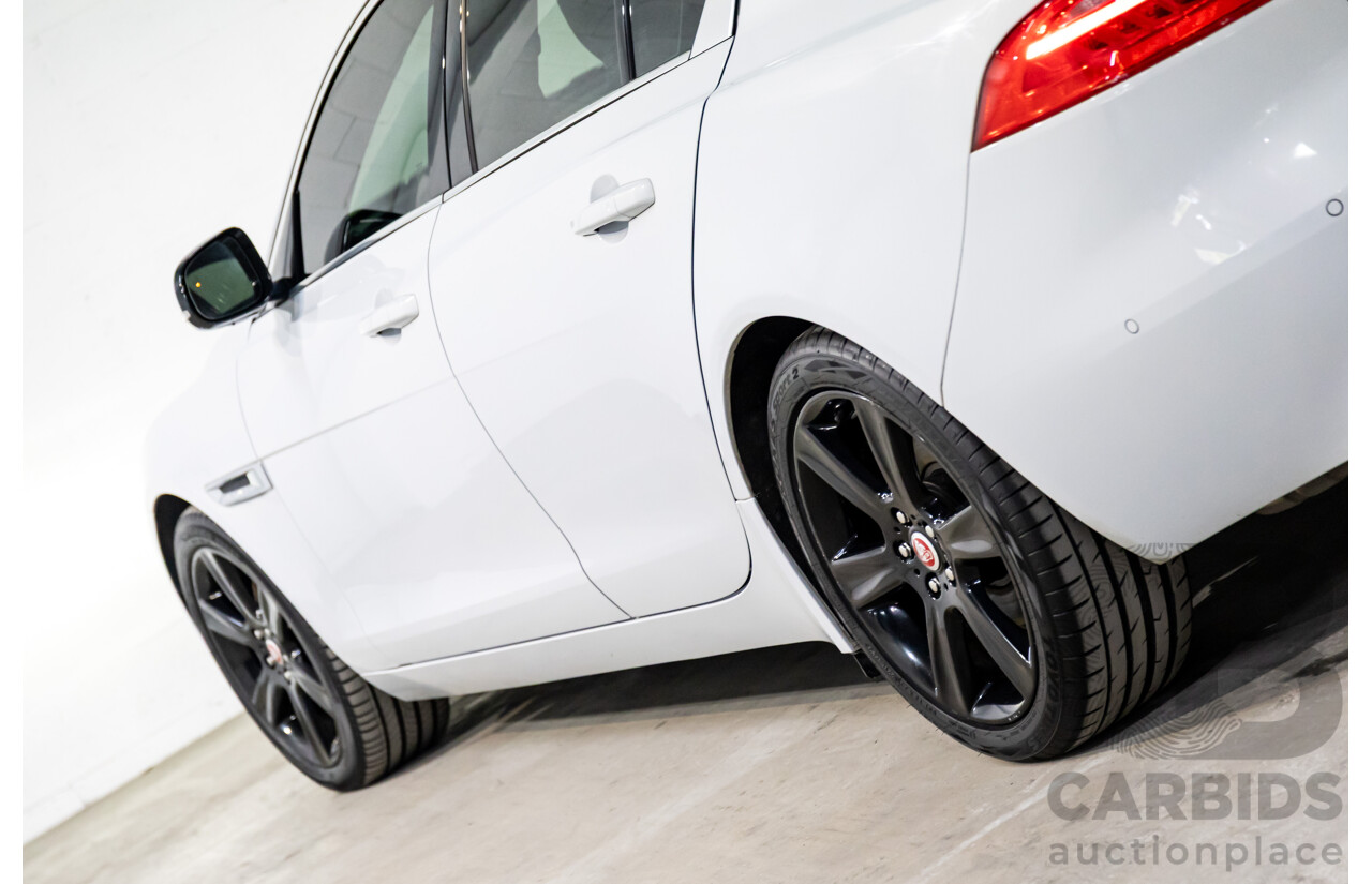 8/2015 Jaguar XE 20d R-Sport 4d Sedan Glacier White Metallic Turbo Diesel 2.0L