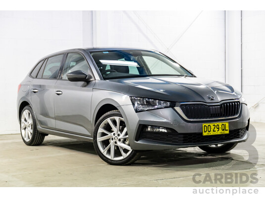 12/2023 Skoda Scala Ambition 85TSI (FWD) NW MY23.5 Update 5d Hatchback Graphite Grey Metallic Turbo 1.0L