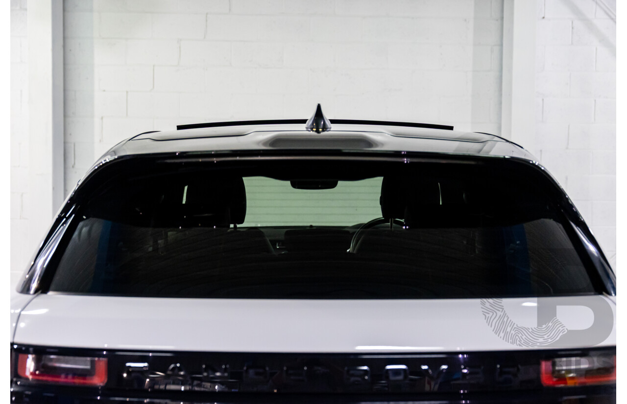 04/2019 Range Rover Velar P250 R-Dynamic S (AWD) L560 MY19.5 4d Wagon Fuji White/Santorini Black Roof Turbo 2.0L
