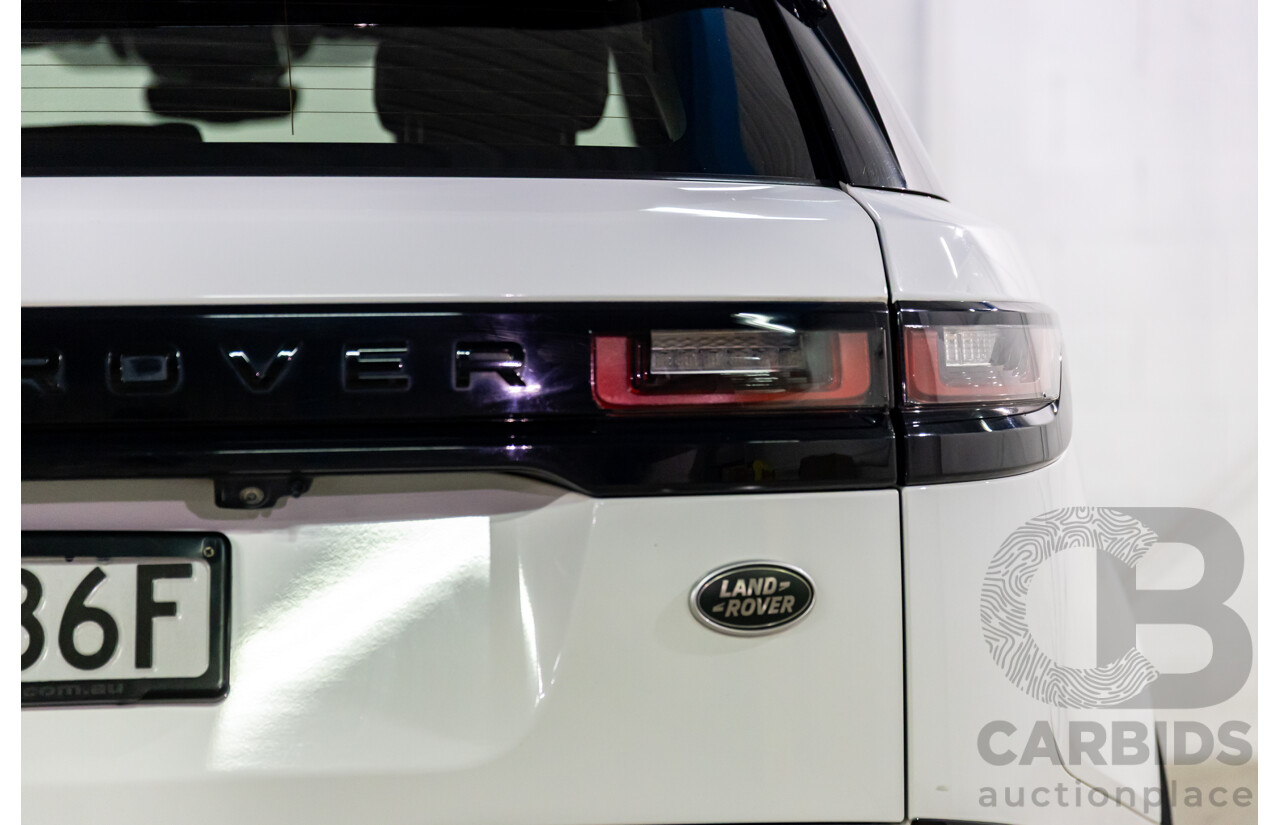 04/2019 Range Rover Velar P250 R-Dynamic S (AWD) L560 MY19.5 4d Wagon Fuji White/Santorini Black Roof Turbo 2.0L